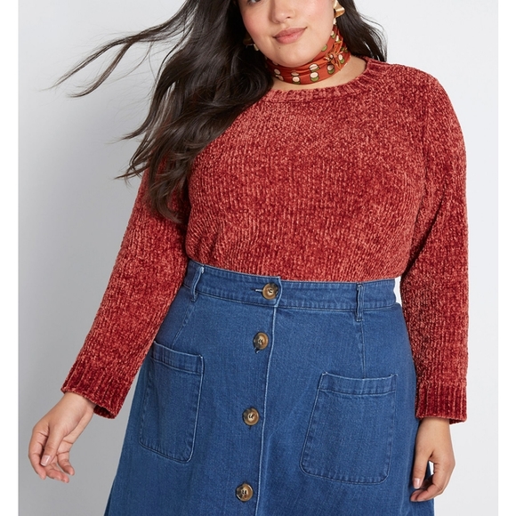Modcloth Sweaters - Chenille Modcloth sweater 1x